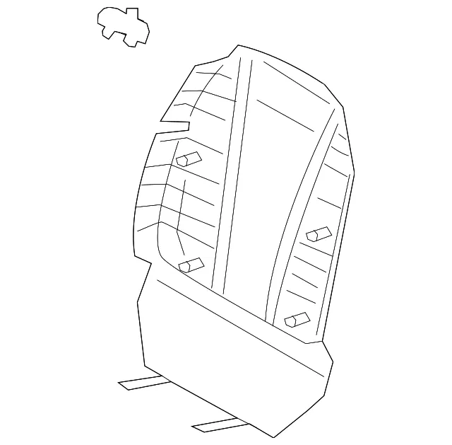 Seat Back Panel - Kia (88490-S9010LBR)