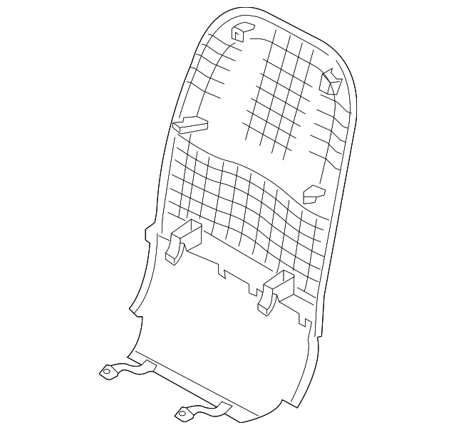 Seat Back Panel - Kia (88491-G5000DDK)