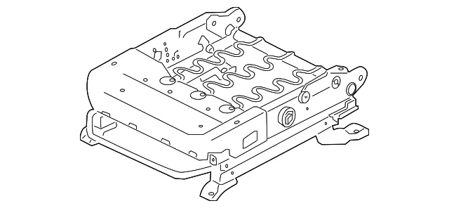 Seat Track - Driver's Side (LH) - Kia (88500-1M300)