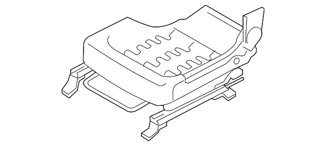 Seat Track - Passenger Side (RH) - Kia (88500-2J070)