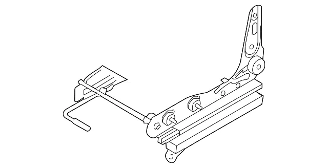 Seat Track - Driver's Side (LH) - Kia (88500-3E050CY)