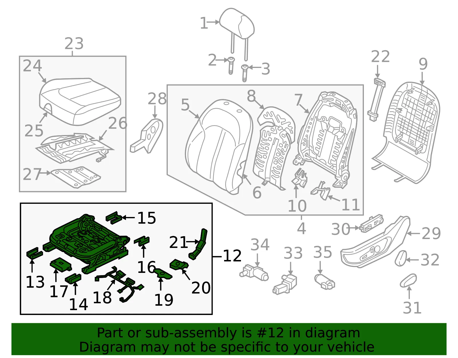 Track Assembly - Kia (88500-A8901) - view 2