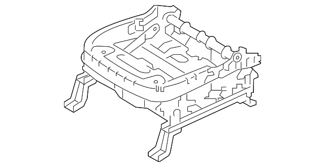 Seat Track - Driver's Side (LH) - Kia (88500-B2000)