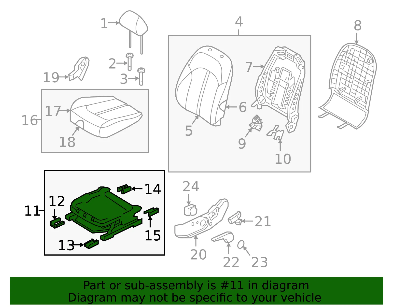 Track Assembly - Kia (88500-D4010) - view 2