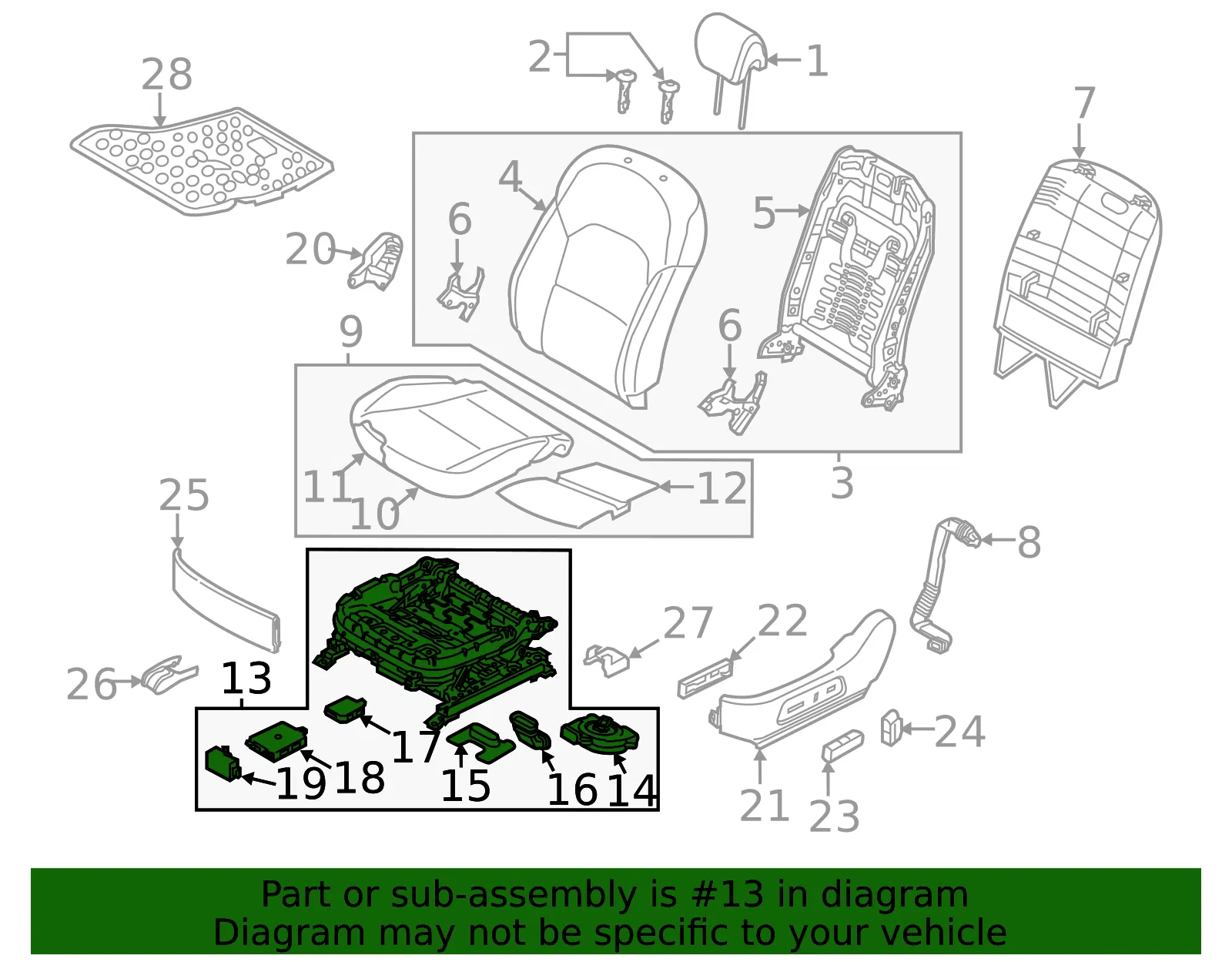 Track Assembly - Kia (88500-F6040) - view 2