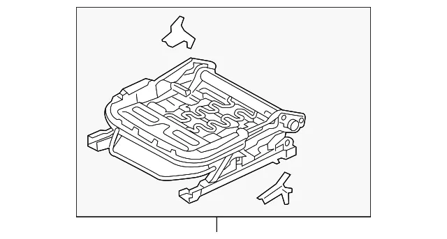 Seat Track - Driver's Side (LH) - Kia (88500-G5000WK)
