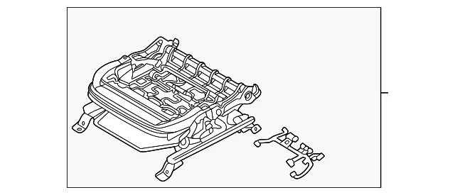 Seat Track - Kia (88500-P4AI0)