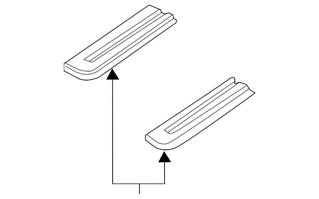Seat Track Cover - Nissan (88540-3KA1B)