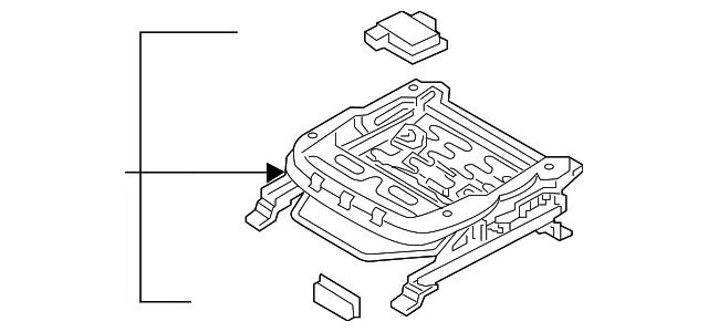 Seat Track - Kia (88550-C6500)