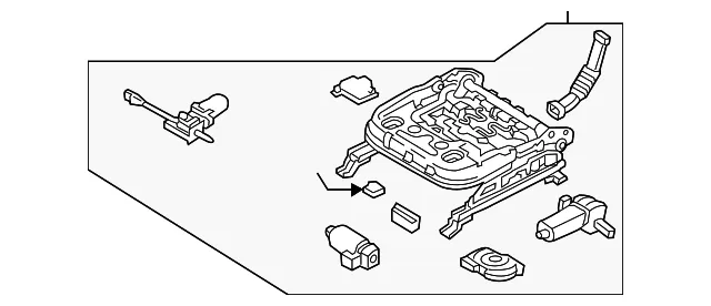 Seat Track - Kia (88550-C6720)