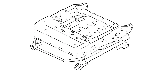 Seat Track - Passenger Side (RH) - Kia (88600-1M500)