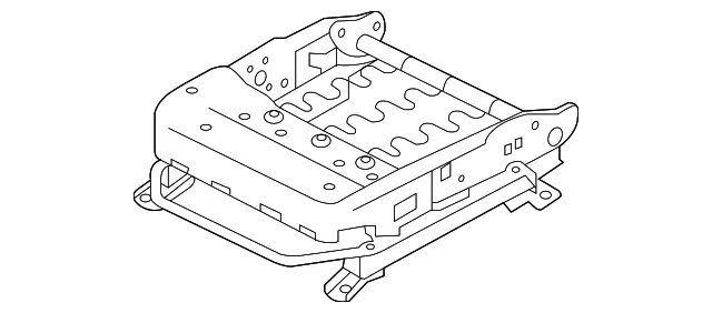 Seat Track - Passenger Side (RH) - Kia (88600-1M650)