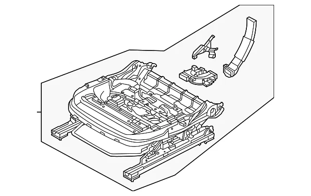 Cushion Frame - Kia (88600-CV770)
