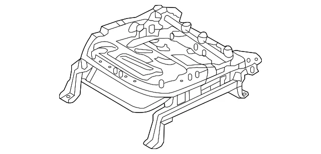 Seat Track - Passenger Side (RH) - Kia (88600-E4020)