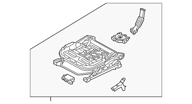 Seat Track - Kia (88600-G5550WK)