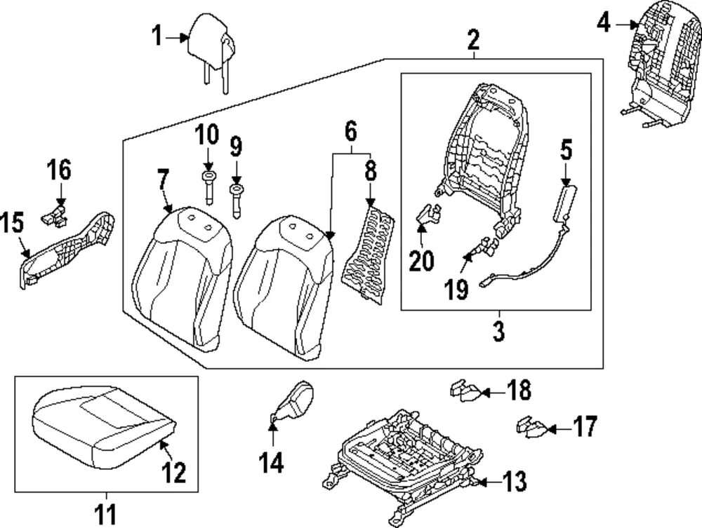 Track Assembly - Kia (88600-P1020)