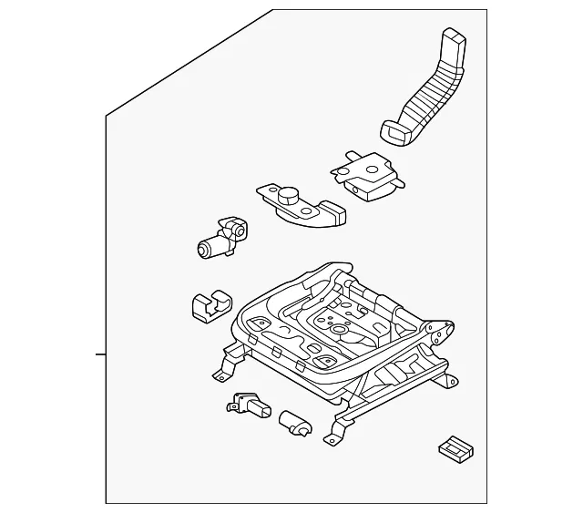 Seat Track - Kia (88600-Q5310)