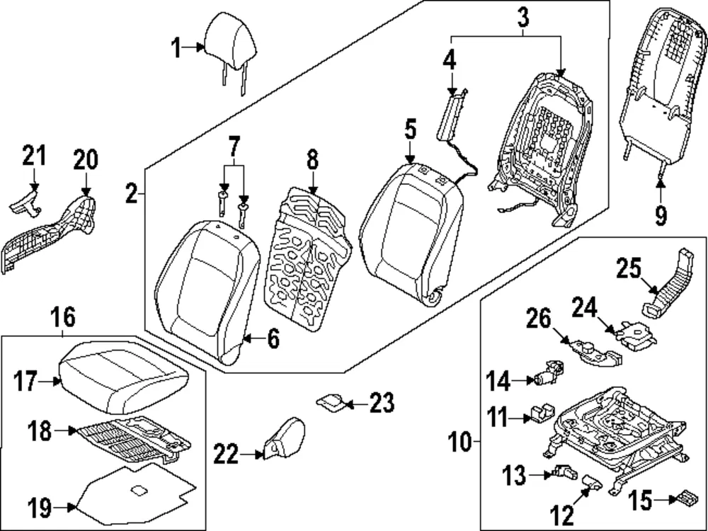 Seat Track - Kia (88600-Q5900)