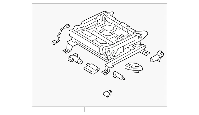 Seat Track - Passenger Side (RH) - Kia (88600-S9030)