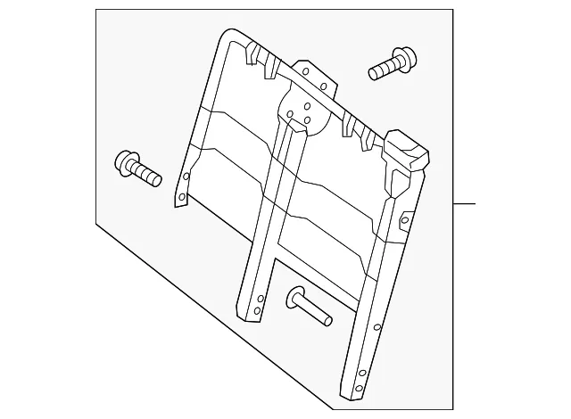 Seat Back Frame - Nissan (88601-1PC1A)