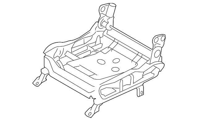 Seat Track - Passenger Side (RH) - Kia (88601-3F700)