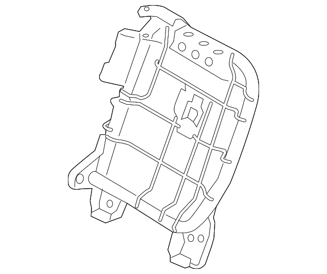 Rear Seat Back Frame Assembly - Nissan (88601-6WK0A)