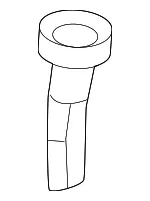 Headrest Guide - Nissan (88602-5MP2B) - view 3