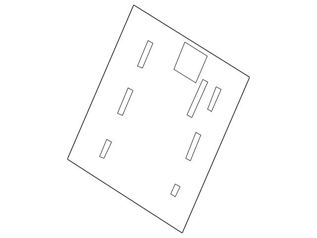 Seat Back Panel - Passenger Side (RH) - Nissan (88609-9DH0A)