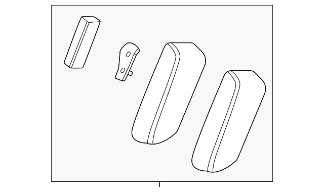 Seat Back Bolster Assembly - Nissan (88610-5MU3C)