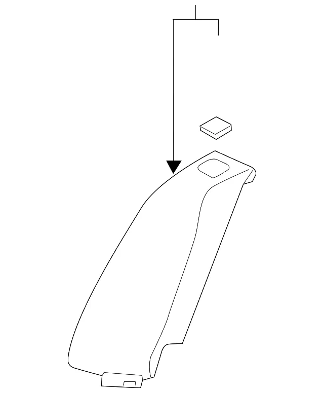 Bolster - Passenger Side (RH) - Nissan (88610-6CC0A)