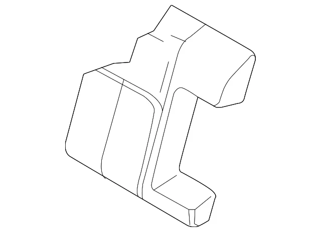 Seat Back Cover - Passenger Side (RH) - Nissan (88620-9DE9A)