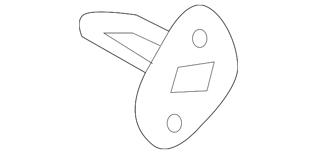 Folding Seat Lock Striker - Nissan (88642-3VL0A)