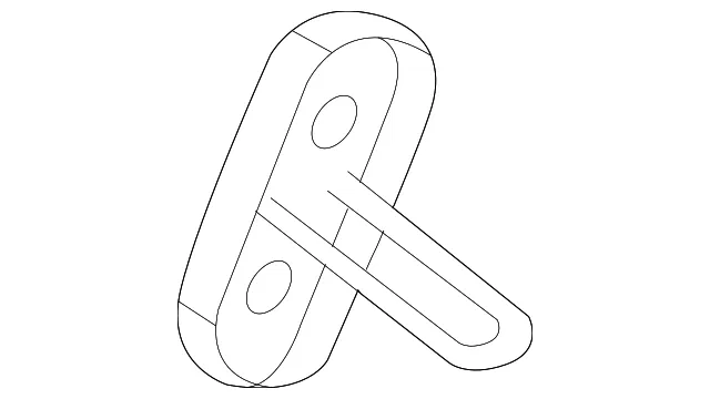 Folding Seat Lock Striker - Nissan (88642-5MP0A)