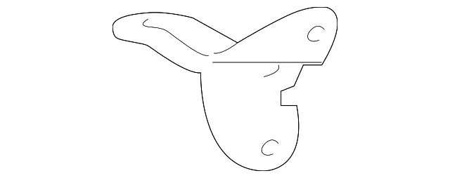 Folding Seat Lock Striker - Nissan (88642-6MA0A)