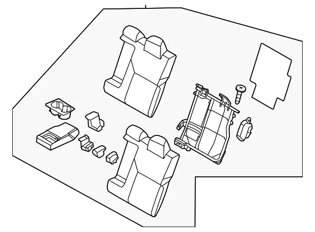 Seat Back Assembly - Nissan (88650-5ES0B)