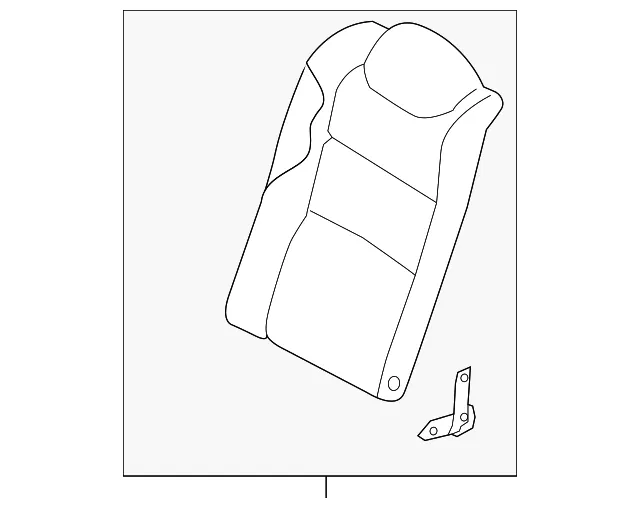 Seat Back Assembly - Nissan (88655-6CA0D)