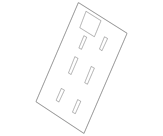 Seat Back Panel - Driver's Side (LH) - Nissan (88659-9DH0A)