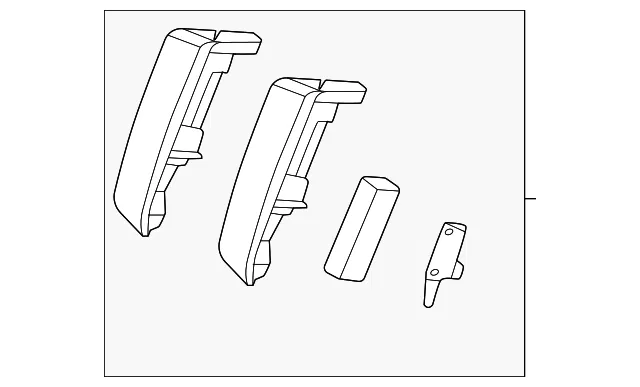 Seat Back Bolster Assembly - Nissan (88660-5MU3C)
