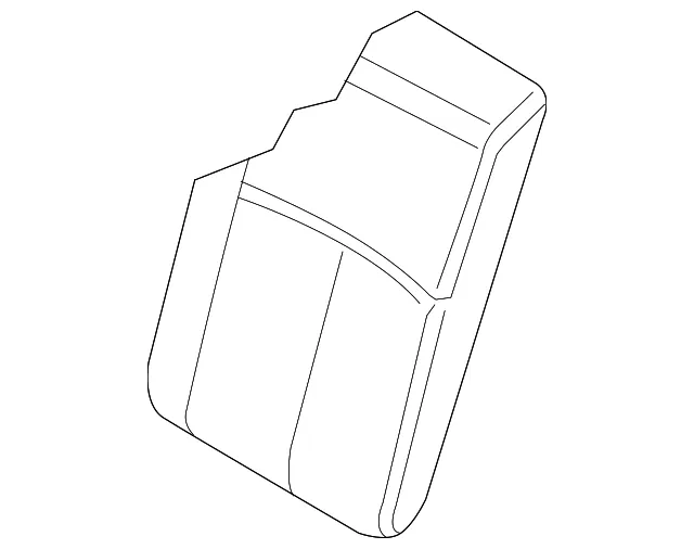 Seat Back Cover - Driver's Side (LH) - Nissan (88670-4RD0B)