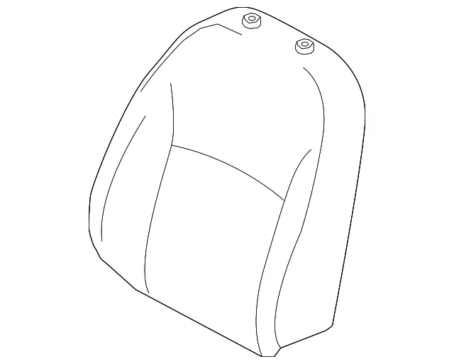Seat Back Cover - Driver's Side (LH) - Nissan (88670-5RL2B)