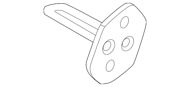 Folding Seat Lock Striker - Nissan (88692-7LG0A)