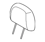 Headrest - Kia (88700-1F270AA4) - view 3