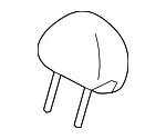 Headrest - Kia (88700-1G000381) - view 3