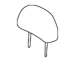 Headrest - Kia (88700-1M550AF6) - view 3