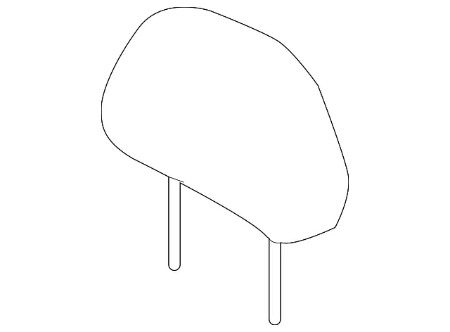 Headrest - Kia (88700-1M561AGB)