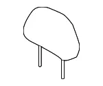 Headrest - Kia (88700-1M561AGB) - view 3