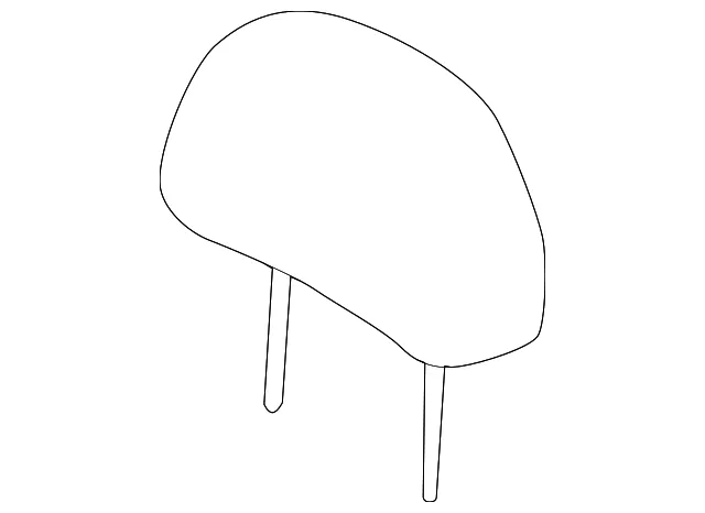 Headrest - Kia (88700-1M561DAY)