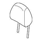 Headrest - Kia (88700-1U620CA4) - view 3