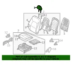 Headrest - Kia (88700-1W010BB2) - view 4