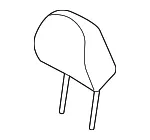 Headrest - Kia (88700-1WEE0BGQ) - view 3